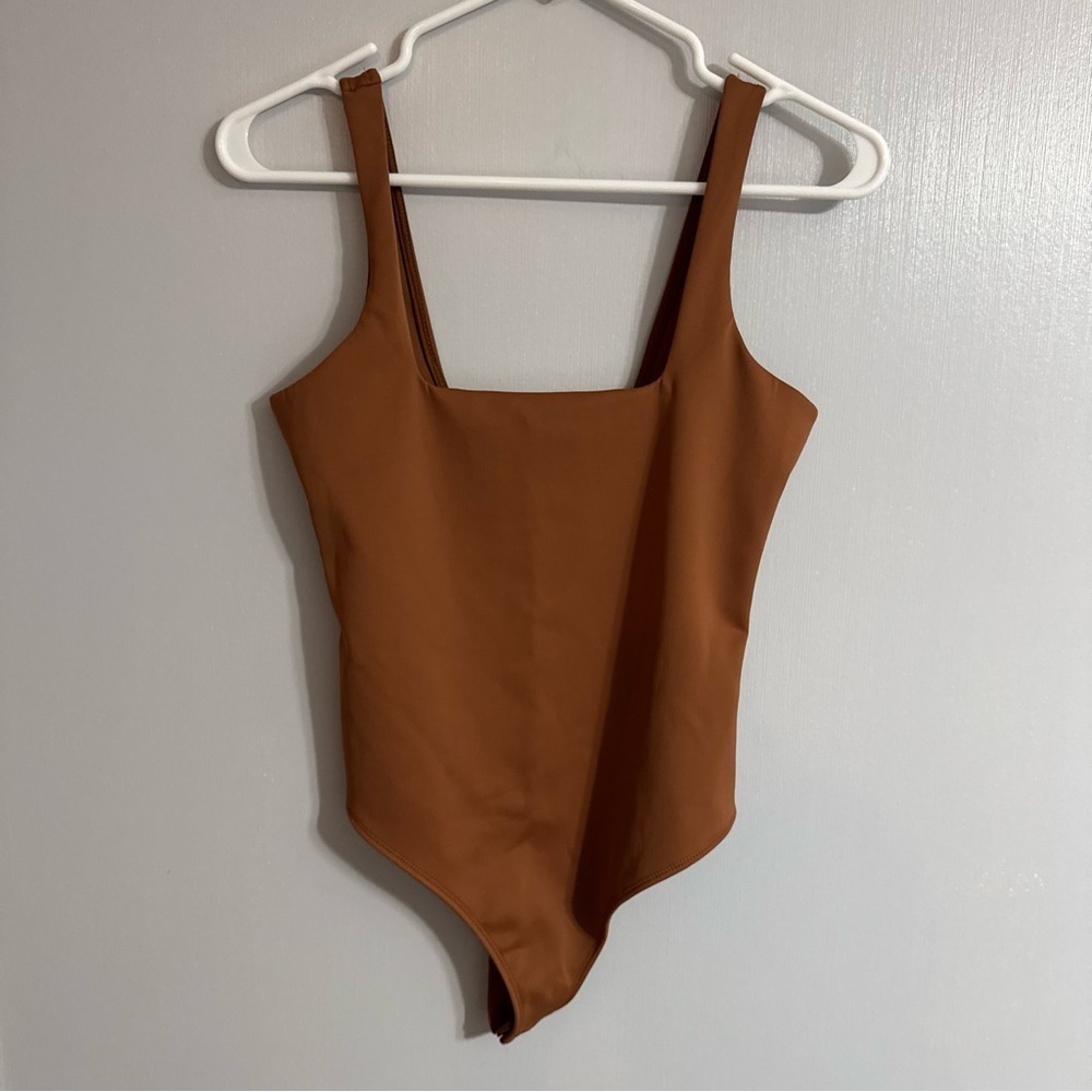 Good American Brown Bodysuit Size 2